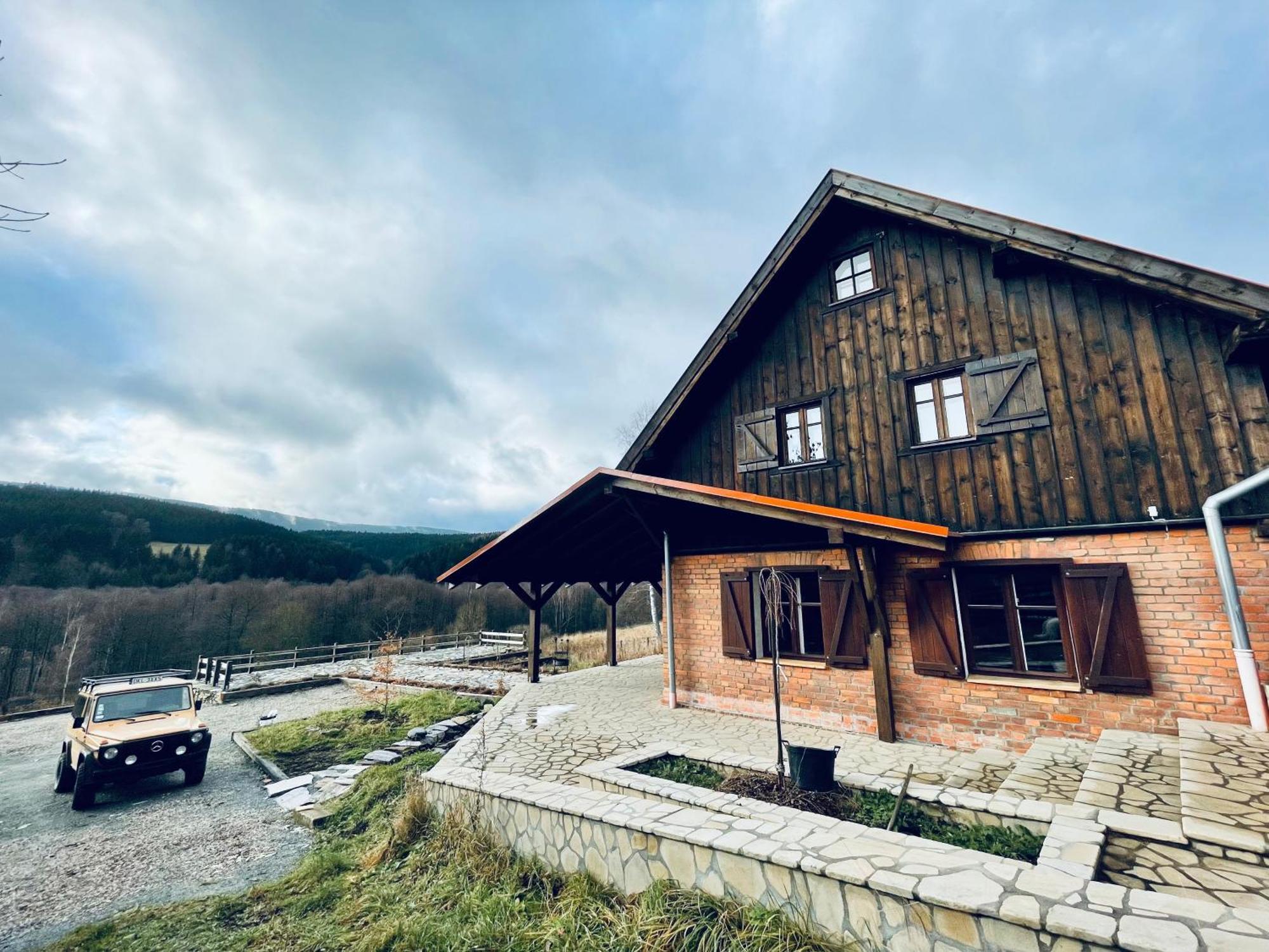 Chata Nad Dzika Orlica Z Jacuzzi Poniatow Exterior foto